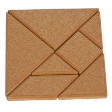 Load image into Gallery viewer, Playmore Design Eco Tangram Blocks (7 Recycled Plastic Blocks) - Cedar