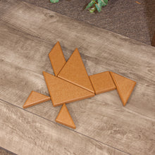 Load image into Gallery viewer, Playmore Design Eco Tangram Blocks (7 Recycled Plastic Blocks) - Cedar