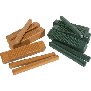 PlayMore Design Eco Percussion Set (24 Recycled Plastic Instruments) - Green/Cedar
