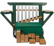 Load image into Gallery viewer, THRONE of GAMES (Chime Unit & Storage Bench) in Green/Cedar - 12 Models Available