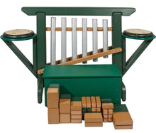 Load image into Gallery viewer, THRONE of GAMES (Chime Unit &amp; Storage Bench) in Green/Cedar - 12 Models Available