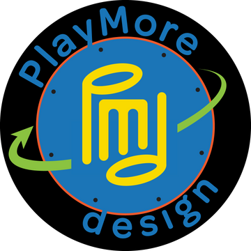 Play more design logo