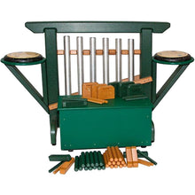 Load image into Gallery viewer, THRONE of GAMES (Chime Unit &amp; Storage Bench) in Green/Cedar - 12 Models Available